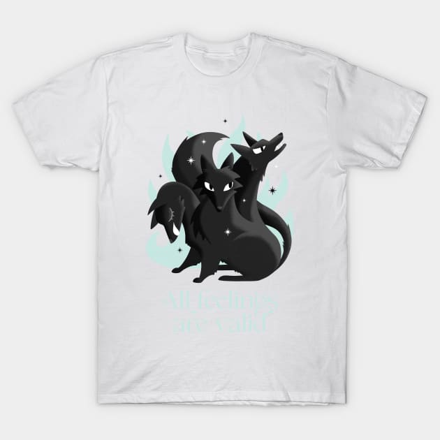 Cerberus - Aquamarine T-Shirt by paulineberger